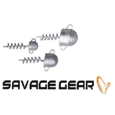 SavageGear Cork Screw Heads 20gr