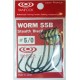 Offset Worm Hook WORM-55 Mat Green