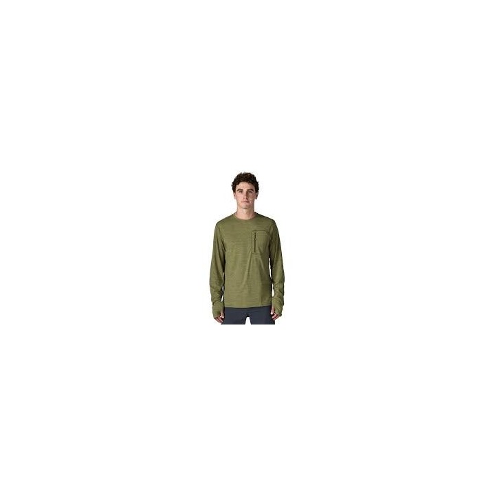 Patagonia Men's Long-Sleeved Capilene Cool Sun Shirt - caper green