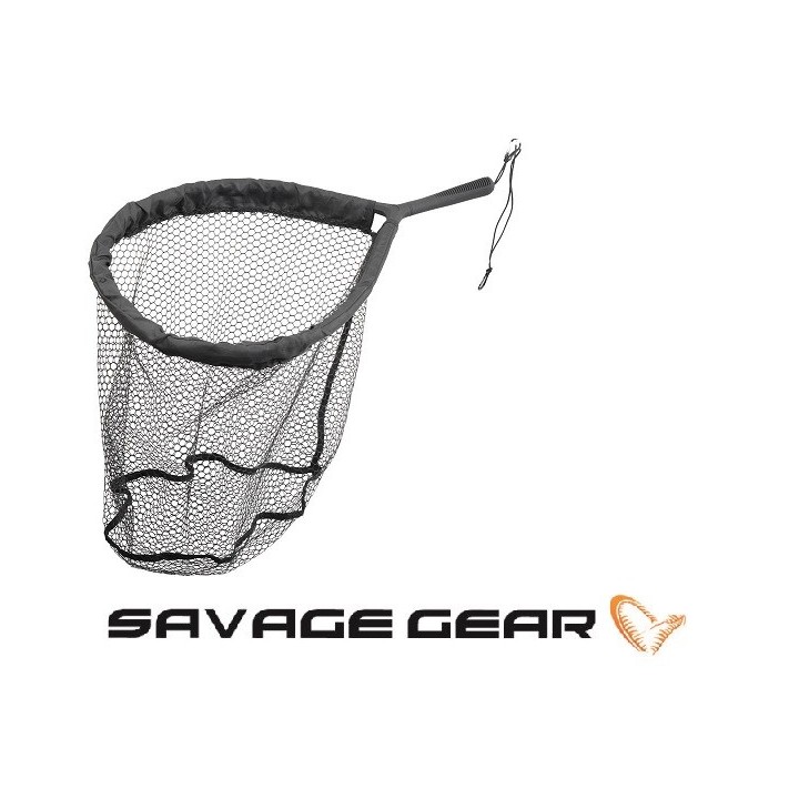SavageGear Folding Rubber Mesh Landing Net XL