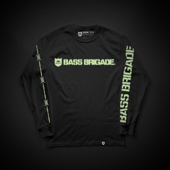 BRGD WORDMARK LONGSLEEVE GLOW IN THE DARK