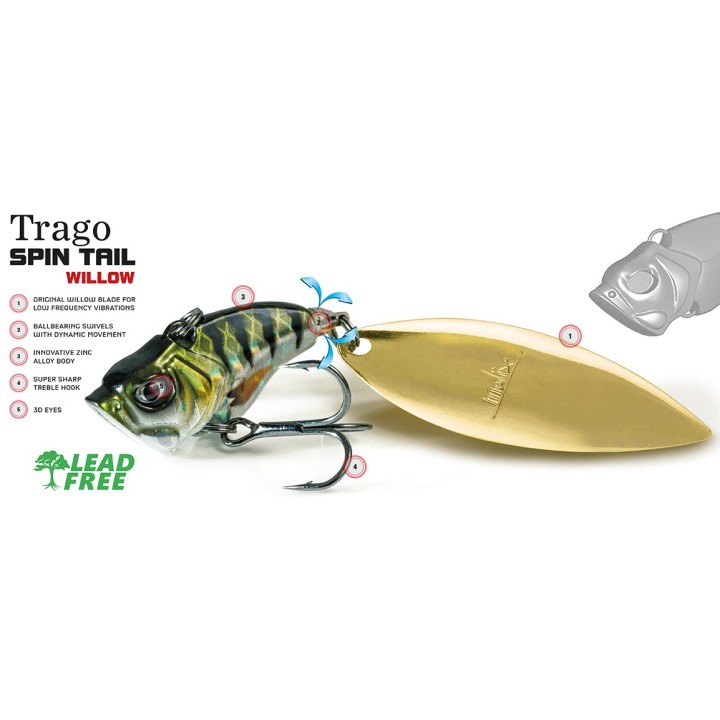 Molix - Trago Spin Tail Willow 1/2oz