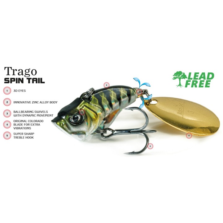 Molix - Trago Spin Tail 3/8oz