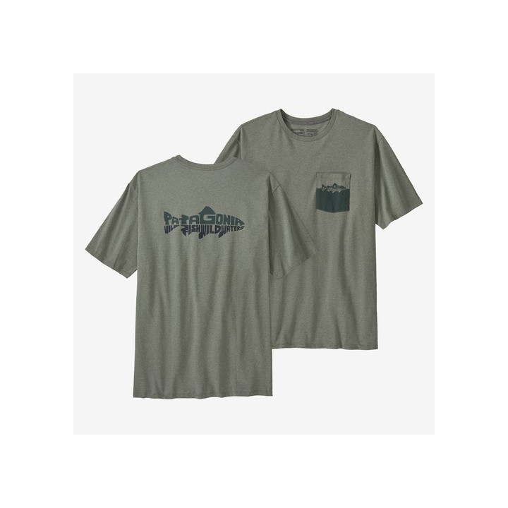Patagonia M's Wild Waterline Pocket Responsibili-Tee