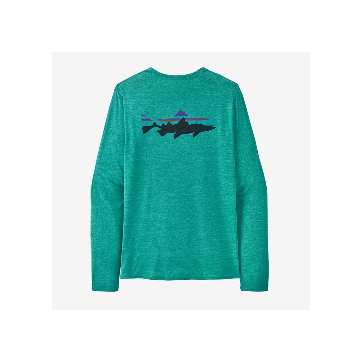 Patagonia Men's Long-Sleeved Capilene® Cool Daily Graphic Shirt - Waters