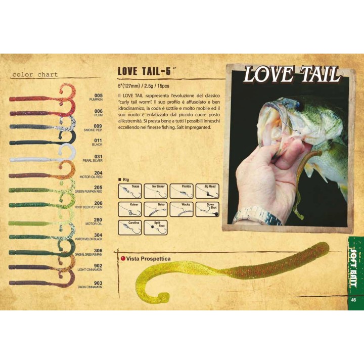 Damiki Love Tail 5"