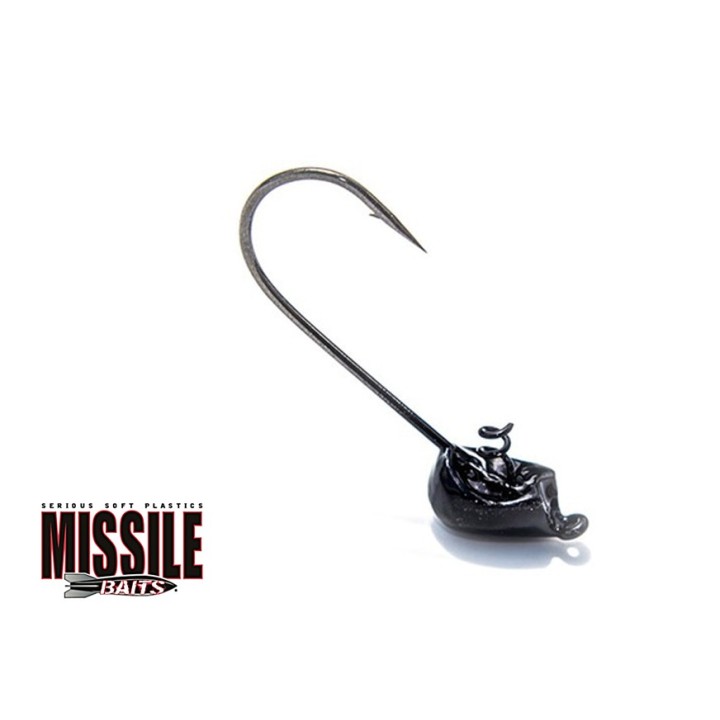 Missile Baits Warlock Head 1/4oz Black