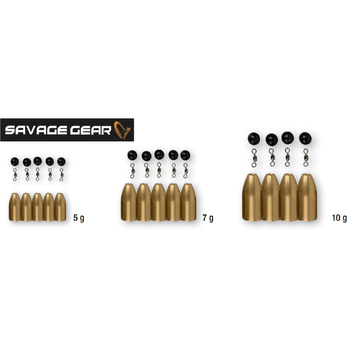 Savage Gear Brass Bullet Kit 7g
