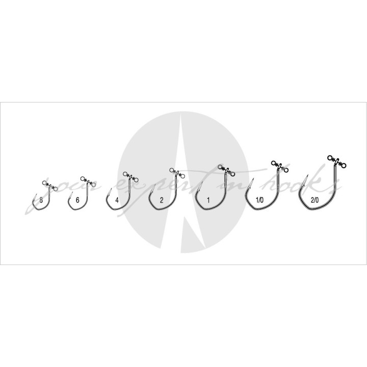 VMC 7119SH Drop Shot Zero Line Twist