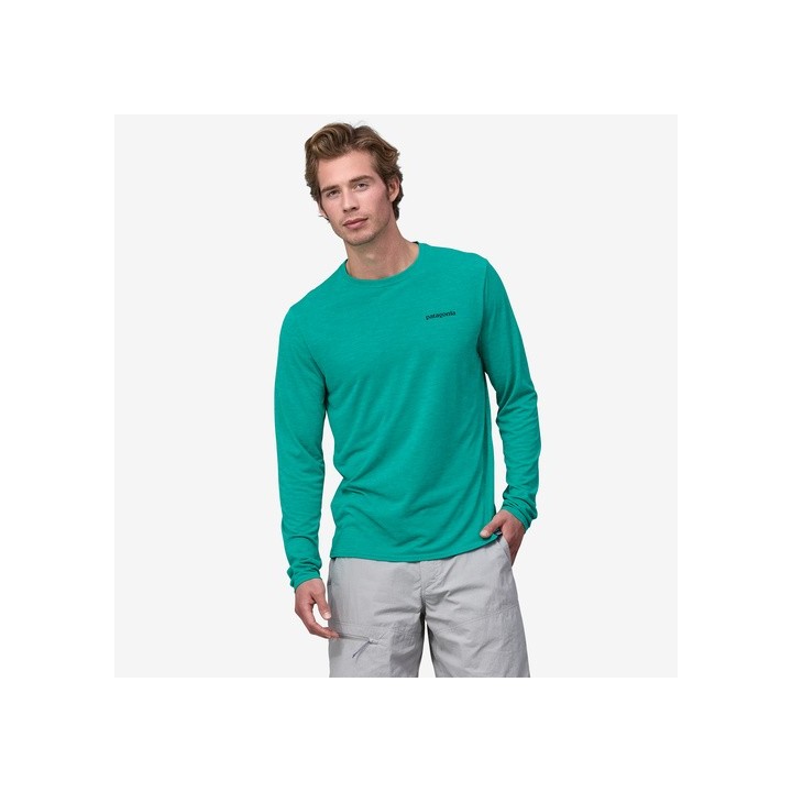 Patagonia Men's Long-Sleeved Capilene® Cool Daily Graphic Shirt - Waters