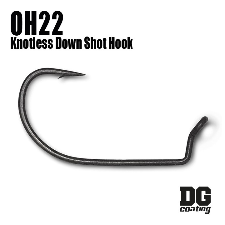OMTD OH22 KNOTLESS DOWN SHOT HOOK